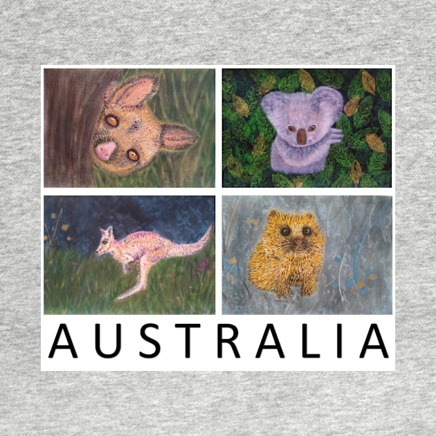 Animals of Australia by Daranem